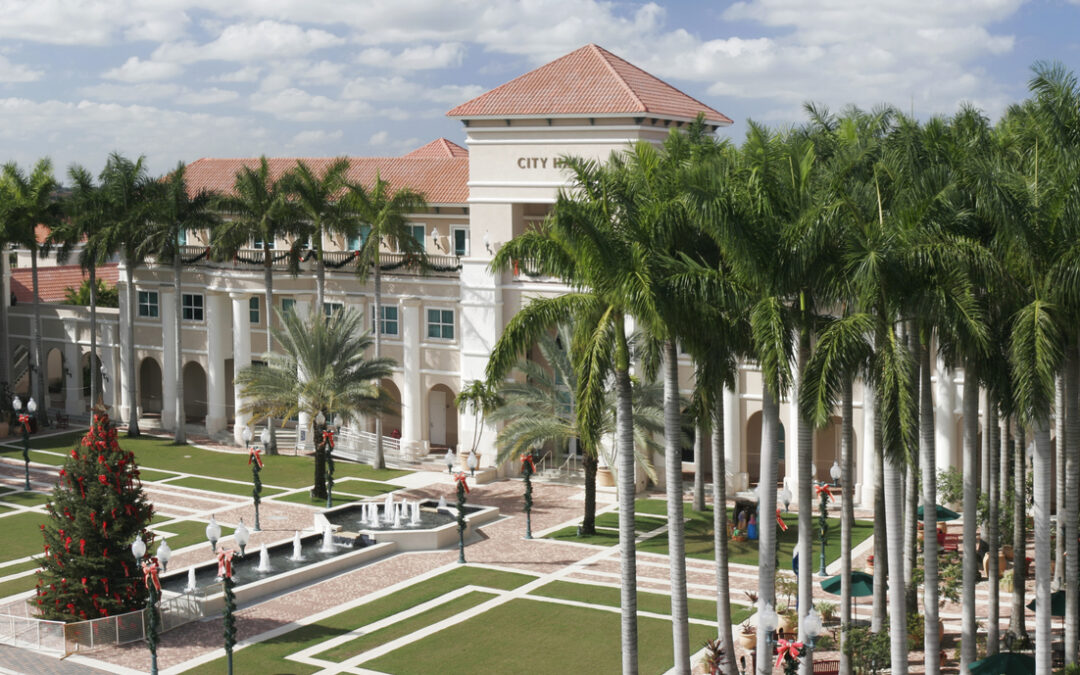 a building with palm trees - Benefits of Pre-Incident Contracts for Public Entities